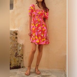 Mister Zimi Keira Mini Dress Saffron Size 4